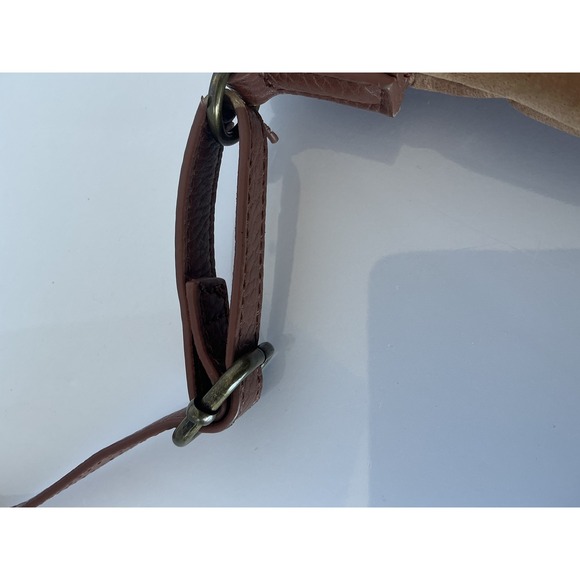The Sak Sanibel Leather Crossbody Bag Brown Adjustable Strap Purse - Picture 13 of 15